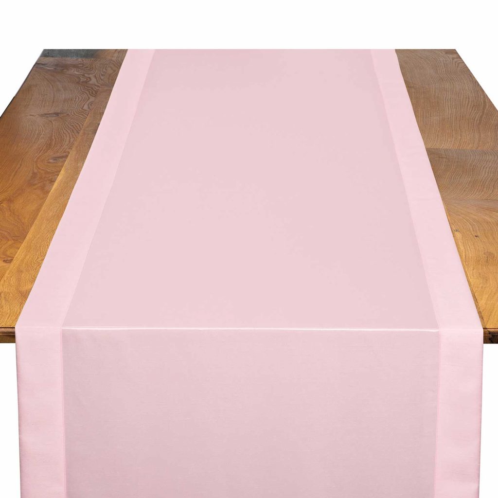 Shantung Pink Table Runner Linen Rentals Wedding Table Linen