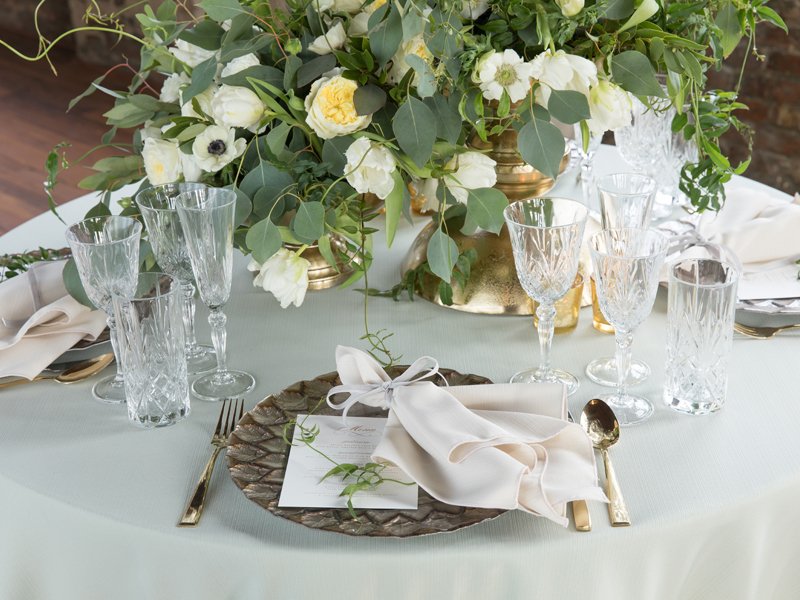 Faille Bone Napkin - Linen Rentals | Wedding Table Linen, Runners ...