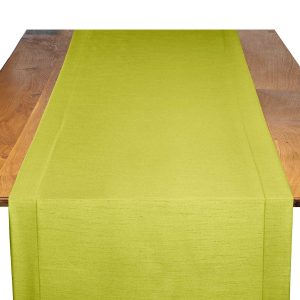 Table Runner - Shantung Pistachio Table Runner