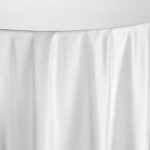Claire White Table Linen - Linen Rentals | Wedding Table Linen, Runners ...