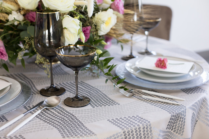 Matrix Zinc Table Linen - Linen Rentals | Wedding Table Linen, Runners ...