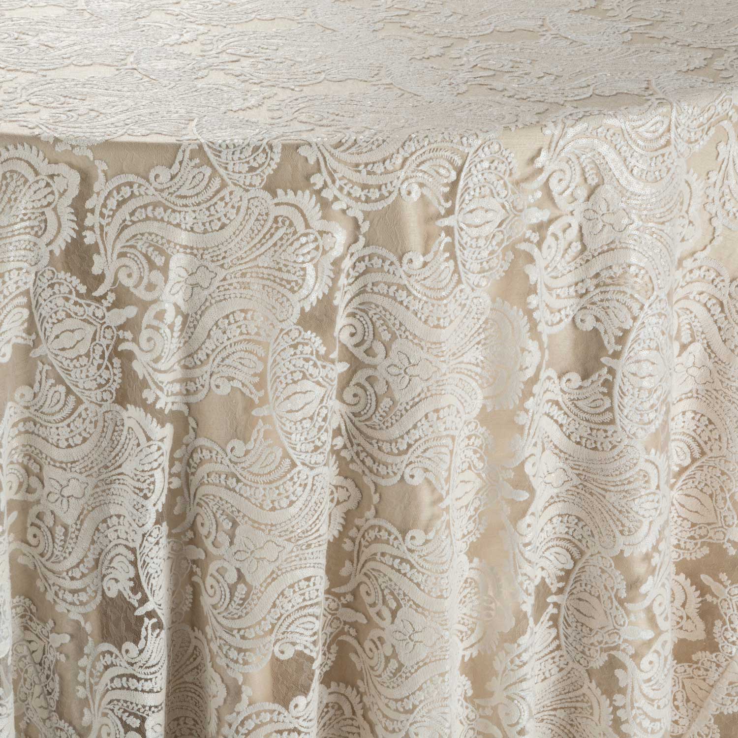 Liza Cloud Overlay - Linen Rentals | Wedding Table Linen, Runners