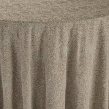 Harbor Stripe Tan Table Linen - Linen Rentals | Wedding Table Linen ...