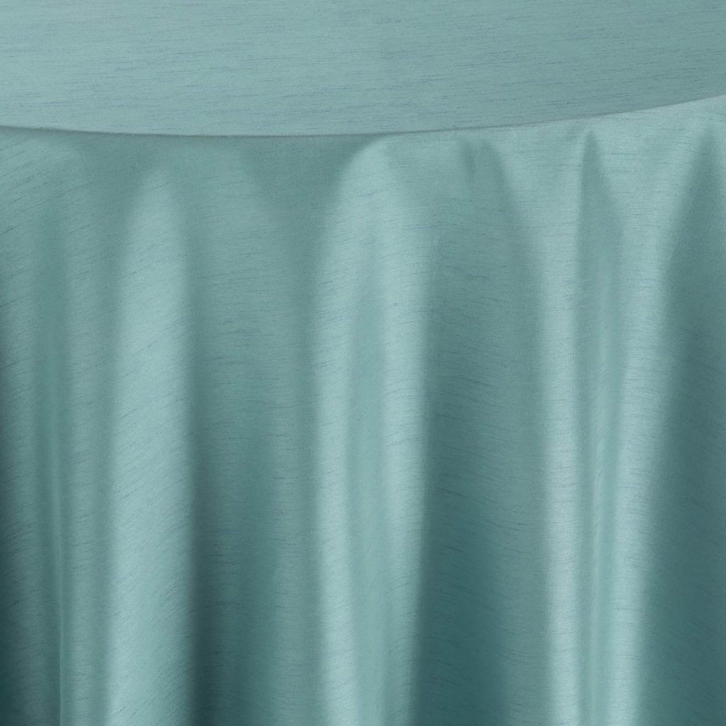 Dupionique Azure Table Linen - Linen Rentals | Wedding Table Linen ...