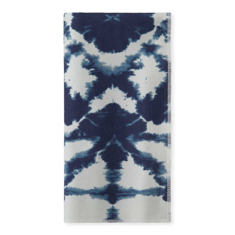 Shibori Indigo Dinner Napkin - Linen Rentals | Wedding Table Linen ...