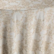 Camille Natural Table Linen - Linen Rentals | Wedding Table Linen ...