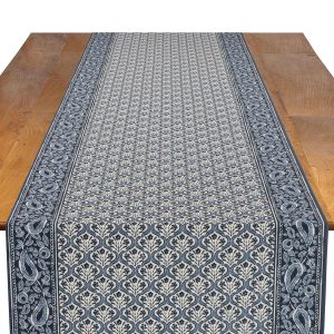 Amalfi Indigo Table Runner
