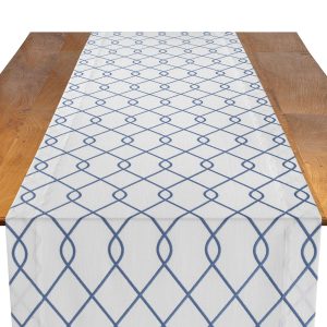 Rica Cobalt Table Runner
