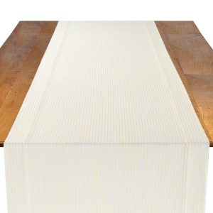 Ticking Lemon Table Runner
