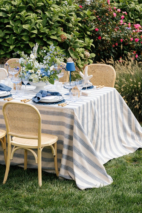 Bluewater linen reflecting ocean tones