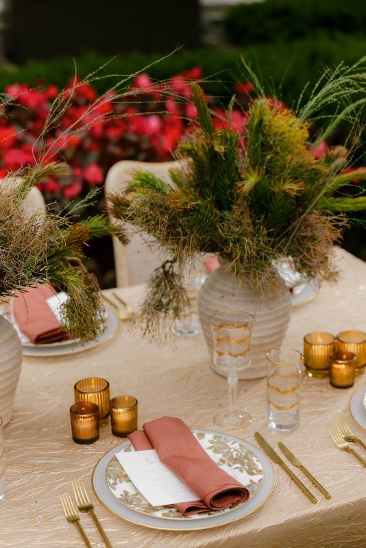 Holiday celebration featuring Elara Golden Leaf