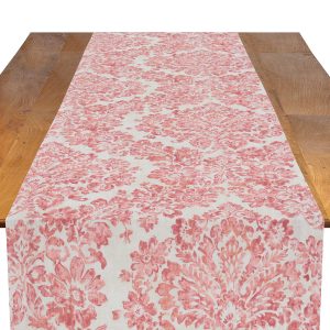 Hidden Garden Hibiscus Table Runner