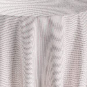 Ticking Crimson Table Linen