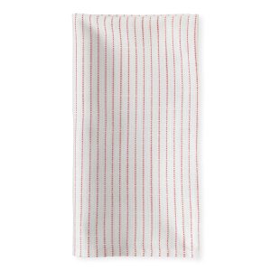 Ticking Crimson Napkin