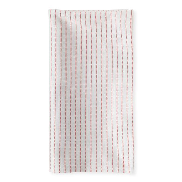 Ticking Crimson Napkin