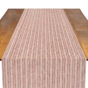 Tide Crimson Table Runner
