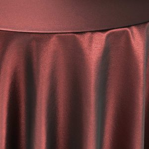 Orly Garnet deep red metallic tablecloth with garnet tones for formal dinner and jewel tone events