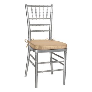 Orly Gilded Chair Cushion with Ties