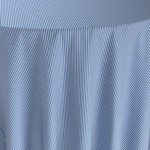 Cottage Stripe Cobalt Table Linen