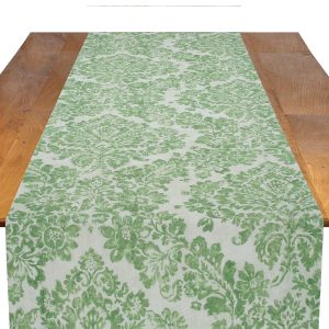 Hidden Garden Basil Table Runner