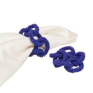Tessa Sapphire Napkin Ring