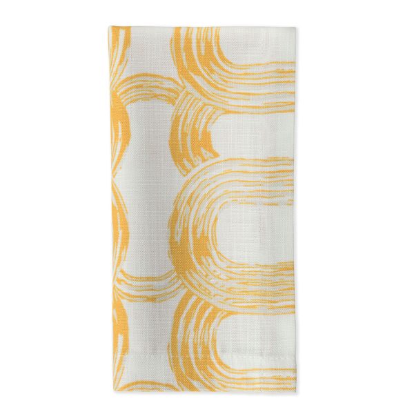 Brush Rings Mustard Napkin