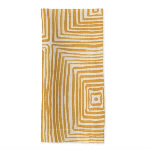 Brush Squares Mustard Napkin
