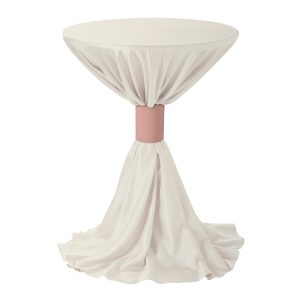 Faille Salmon Table Cuff