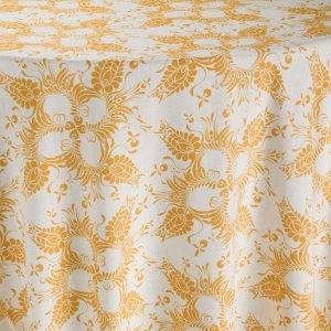 Deco Floral Mustard Table Linen