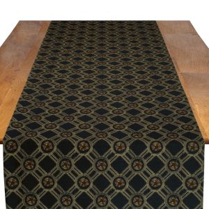 Hawthorne Navy Table Runner