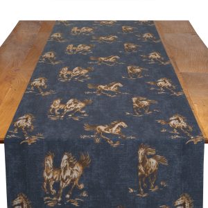Langford Midnight Table Runner
