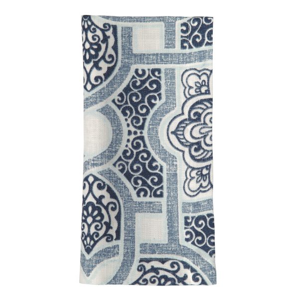 Mosaic Tile Denim Napkin