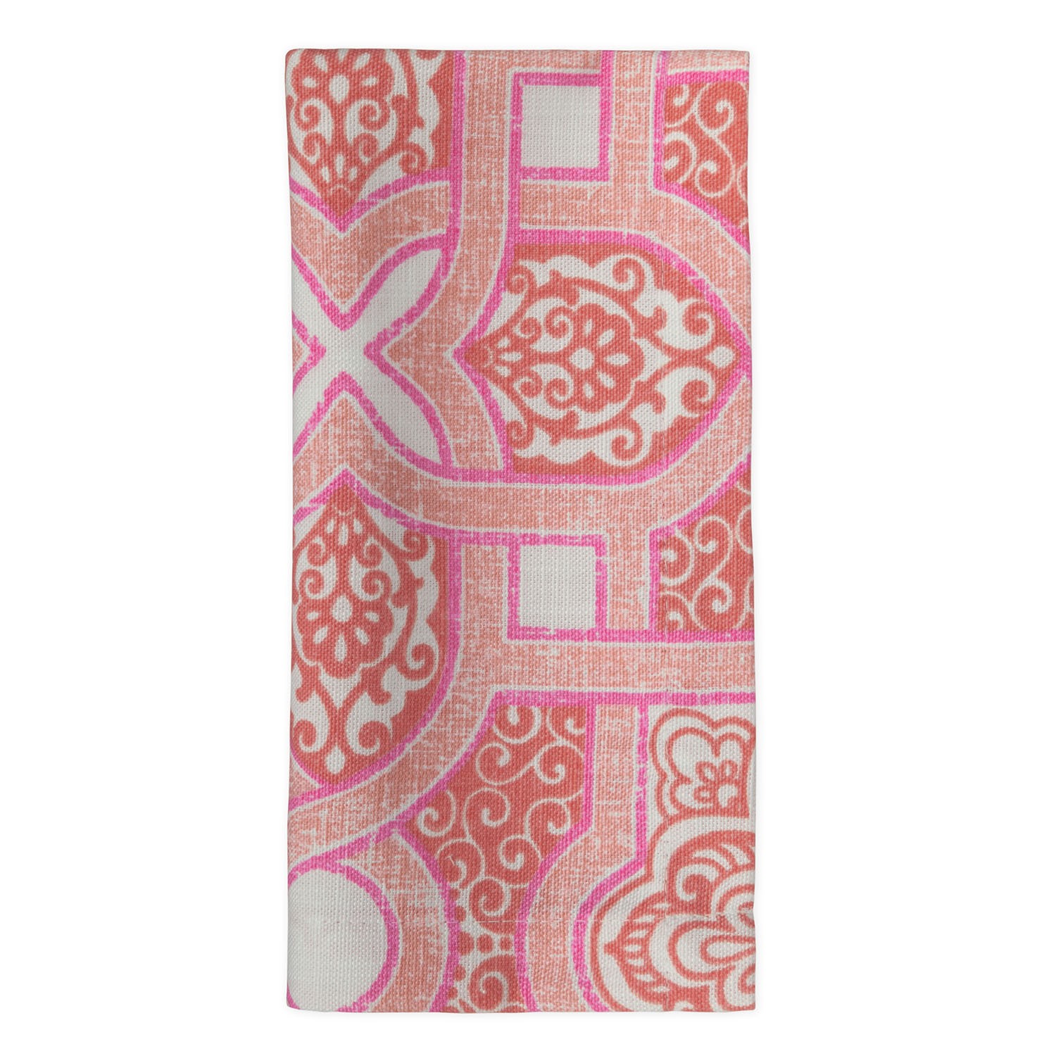 Mosaic Tile Pink Napkin
