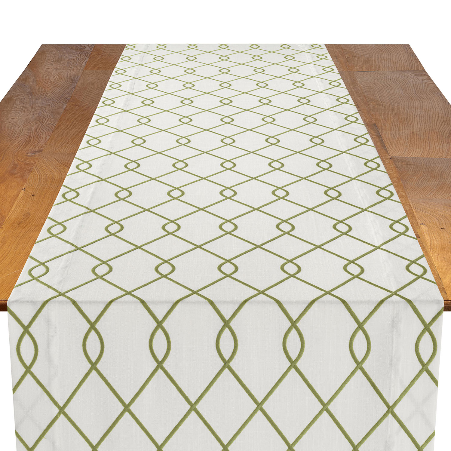 Rica Jungle Green Table Runner