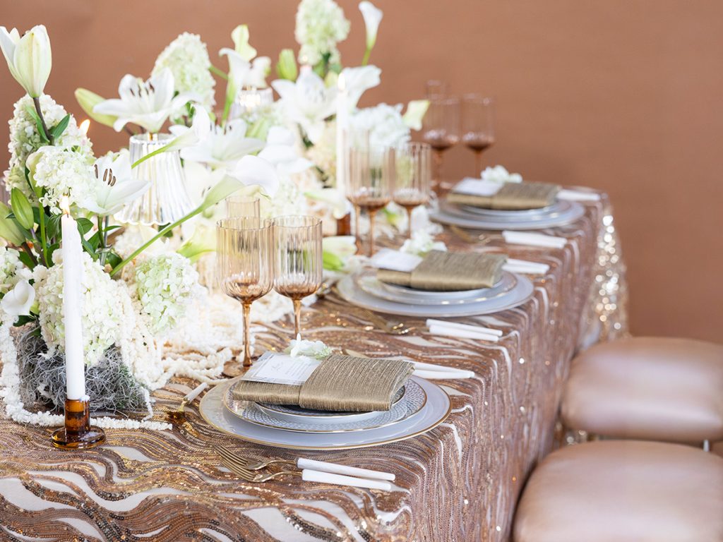 Lumen Pyrite Table Linen