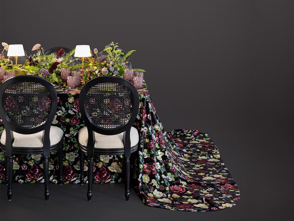 Rubina Table Linen Overlay