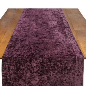 Chenille Tanzanite Table Runner